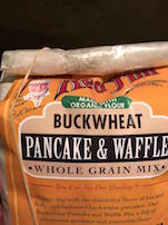 Bob's Red Mill buckwheat pancake and waffle mix - older packaging